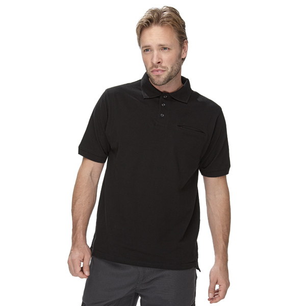 mens black work polo shirts